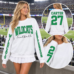 Custom Glitter Varsity Team Complete School Spirit PNG Design Bundle