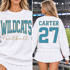 Custom Pinstripe Varsity Team Long Sleeve School Spirit PNG Designs