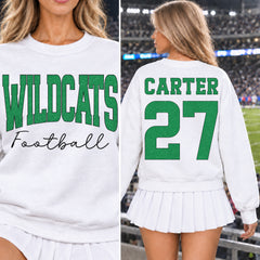 Custom Glitter Varsity Team Complete School Spirit PNG Design Bundle