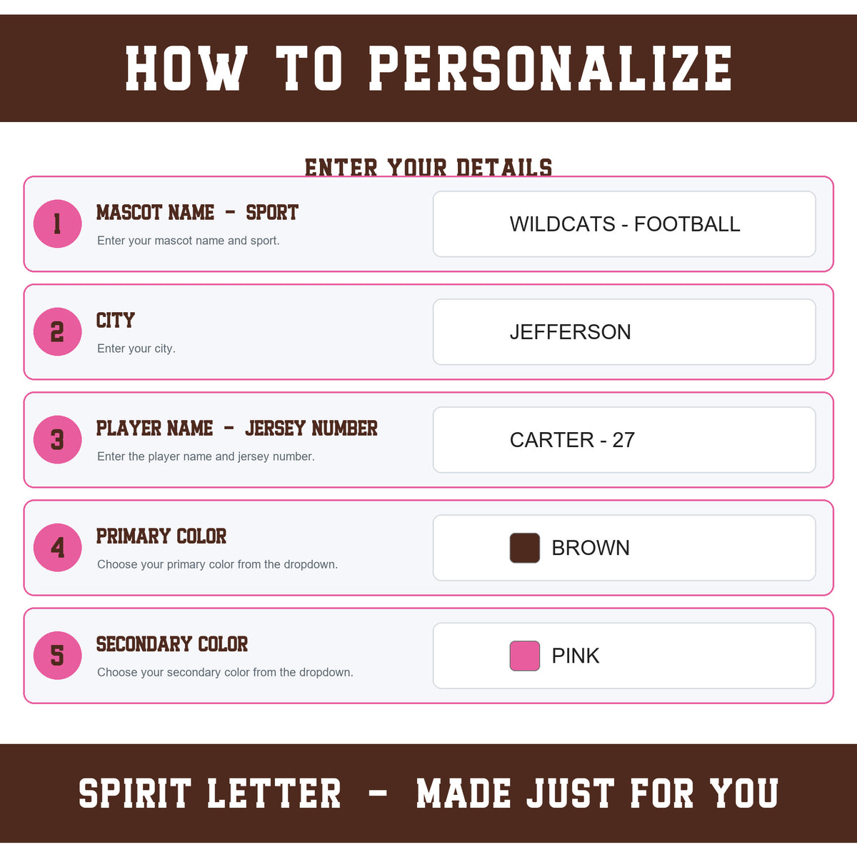 Custom Hearts Varsity Team Personalized Short-Sleeve School Spirit PNG Designs