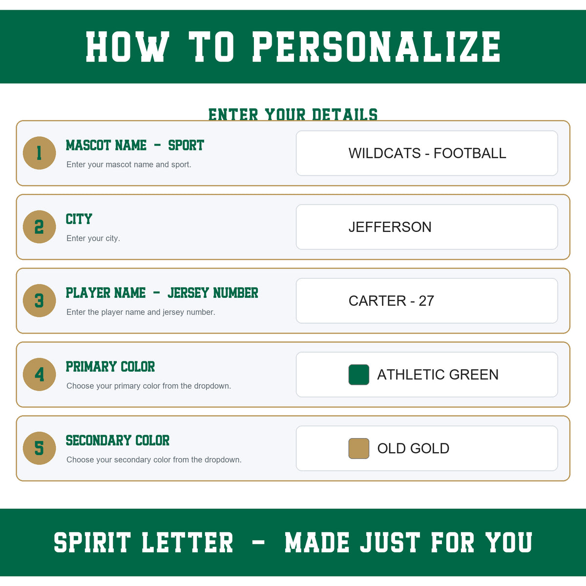 Custom Hearts Varsity Team Personalized Long-Sleeve School Spirit PNG Designs