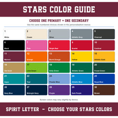 Custom Stars Varsity Team Long Sleeve School Spirit PNG Designs