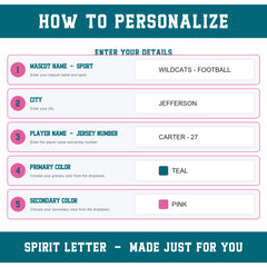 Custom Pinstripe Varsity Team Complete School Spirit PNG Design Bundle