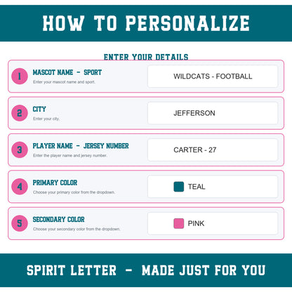 Custom Pinstripe Varsity Team Complete School Spirit PNG Design Bundle