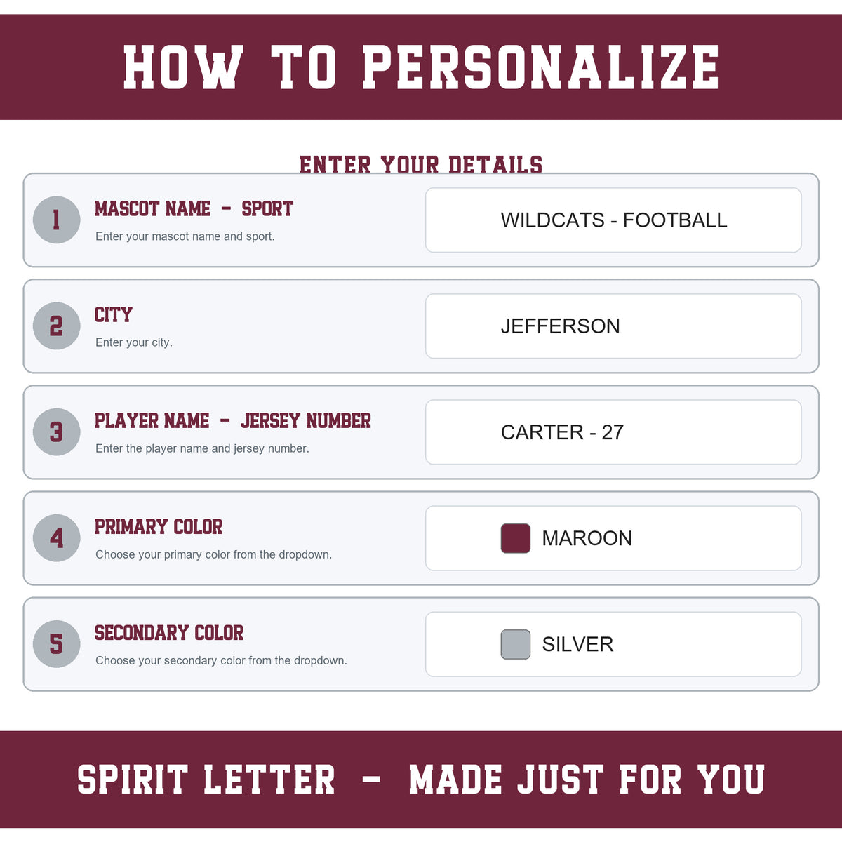 Custom Hearts Varsity Team Personalized Complete School Spirit PNG Design Bundle