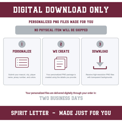 Custom Hearts Varsity Team Personalized Complete School Spirit PNG Design Bundle