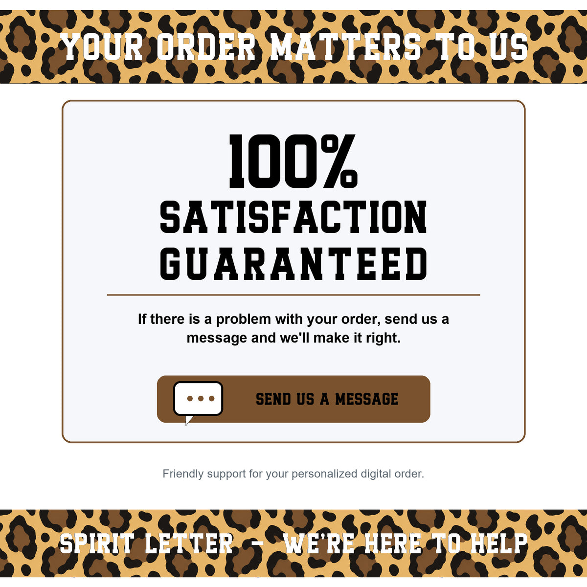 Custom Personalized Leopard Varsity Alphabet and Numbers PNG Set