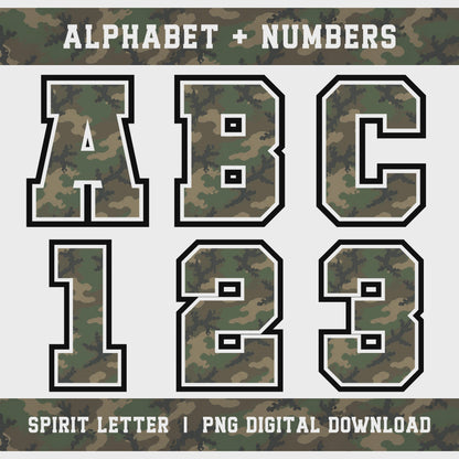 04 - Custom Camouflage Alphabet slideshow
