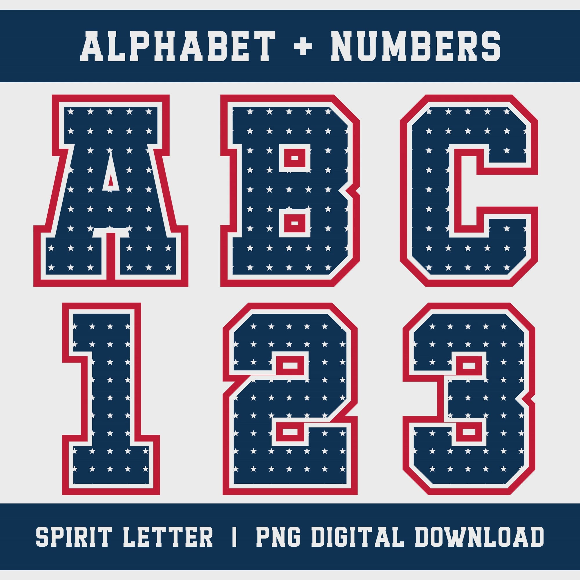 02 - Custom Stars Alphabet slideshow