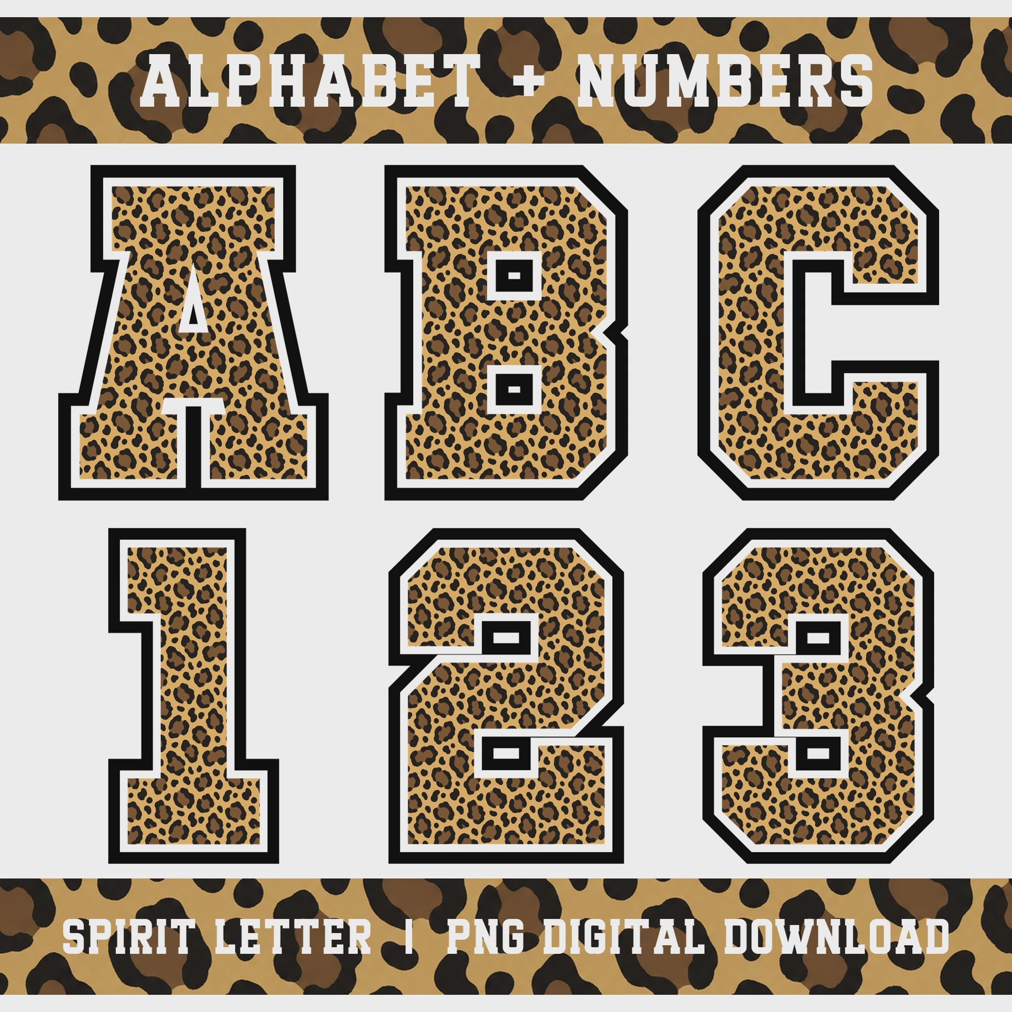 06 - Custom Leopard Alphabet slideshow